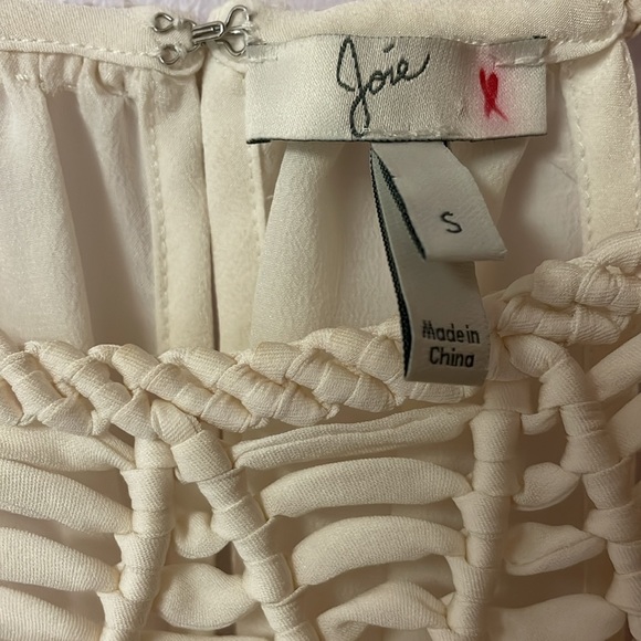 Joie 100% silk ivory/cream halter camisole/tank Size S - Picture 5 of 6